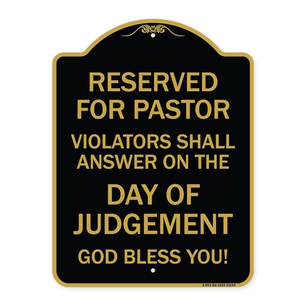 Reserved for Pastor Violators Shall Answer on the Day of Judgement, A-DES-BG-1824-23184